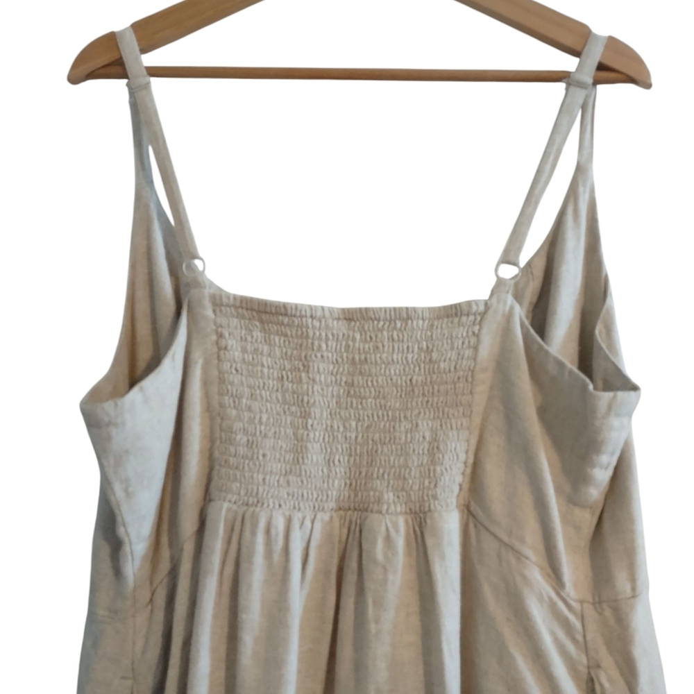 Old Navy Fit & Flare Linen Blend Mini Dress NWT - Picture 12 of 16